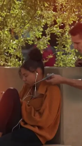 Cutting Strangers Earphones, Then Giving Them AirPods#emojipranks #pranks #fyp 