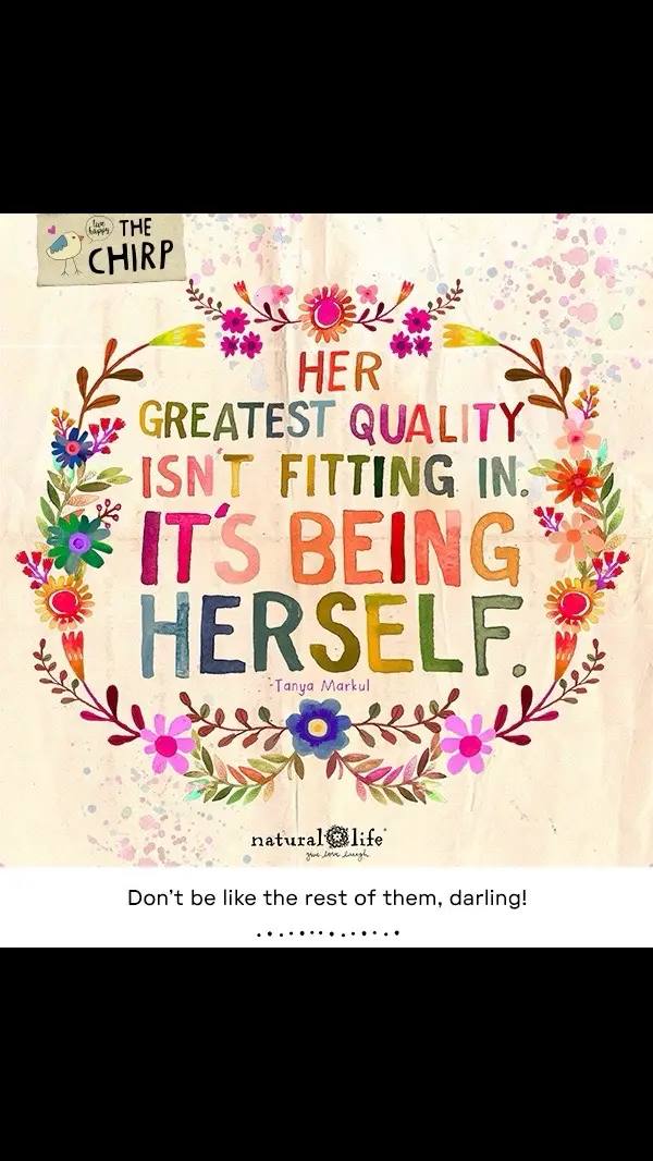 Be yourself 💗 @Natural Life  #naturallife  #friend  #newbeginnings  #beyourself 