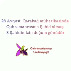 Cənnətdəki doğum gününüz mübarək olsun🕊️🤍#şəhidlərimizitanıyaq #44günlükmüharibəqəhrəmanları 