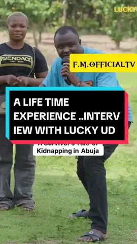 A LIFE TIME EXPERIENCE ..INTERVIEW WITH LUCKY UDU