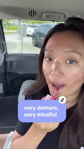 showing up on time is very demure, very mindful 💌 ❤️ lip tint: @진.짜 릴리바이레드  #verydemureverymindful #creatorsearchinsights 