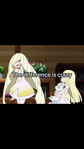 #pokémon||all sweet and kind in the anime but in the game.. #pokemon#lusamine#difference#fyp#foryou#foryoupage#crazy#cute#deadly#silly#alola#sunandmoon#lillie#pokémon 