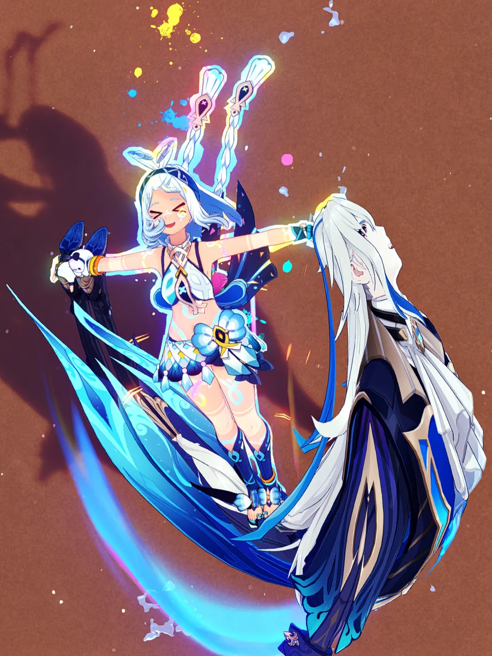 Mualani nạp lần đầu unlock con rồng cực vip =))))))) #GenshinImpact #mulani #natlan #neuvillette #arcalive #mod 