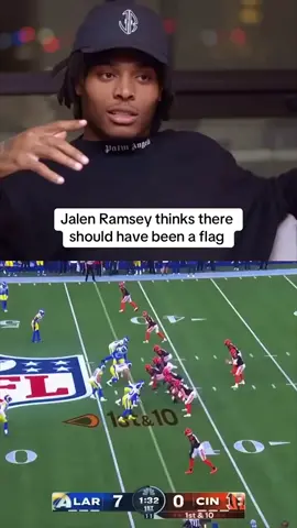 Jalen Ramsey thinks there should have been a flag on this play #jalenramsey #chargers #bengals #nfl