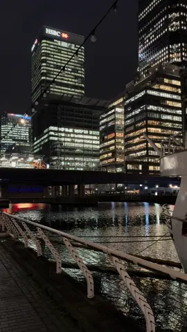 Canary Warf at Night 🇬🇧❤️