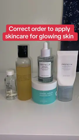 How to layer your skincare proplery!😌👍🏽 you should apply your skin care in this order especially in the mornings when applying SPF as the last step! #youthtothepeople #cosrx #skin1004 #passionandbeyond #skincareroutine 