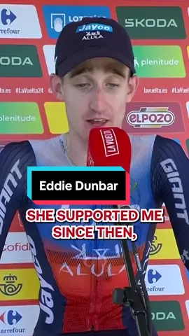 “Its been a long time coming” - Eddie Dunbar 🥹 #lavuelta #roadcycling 