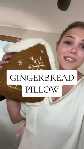 The pillows that are on everyones list this year🎅🏼 #christmas #christmasdecor #gingerbreadhouse #homedecor #momlife #sahm 