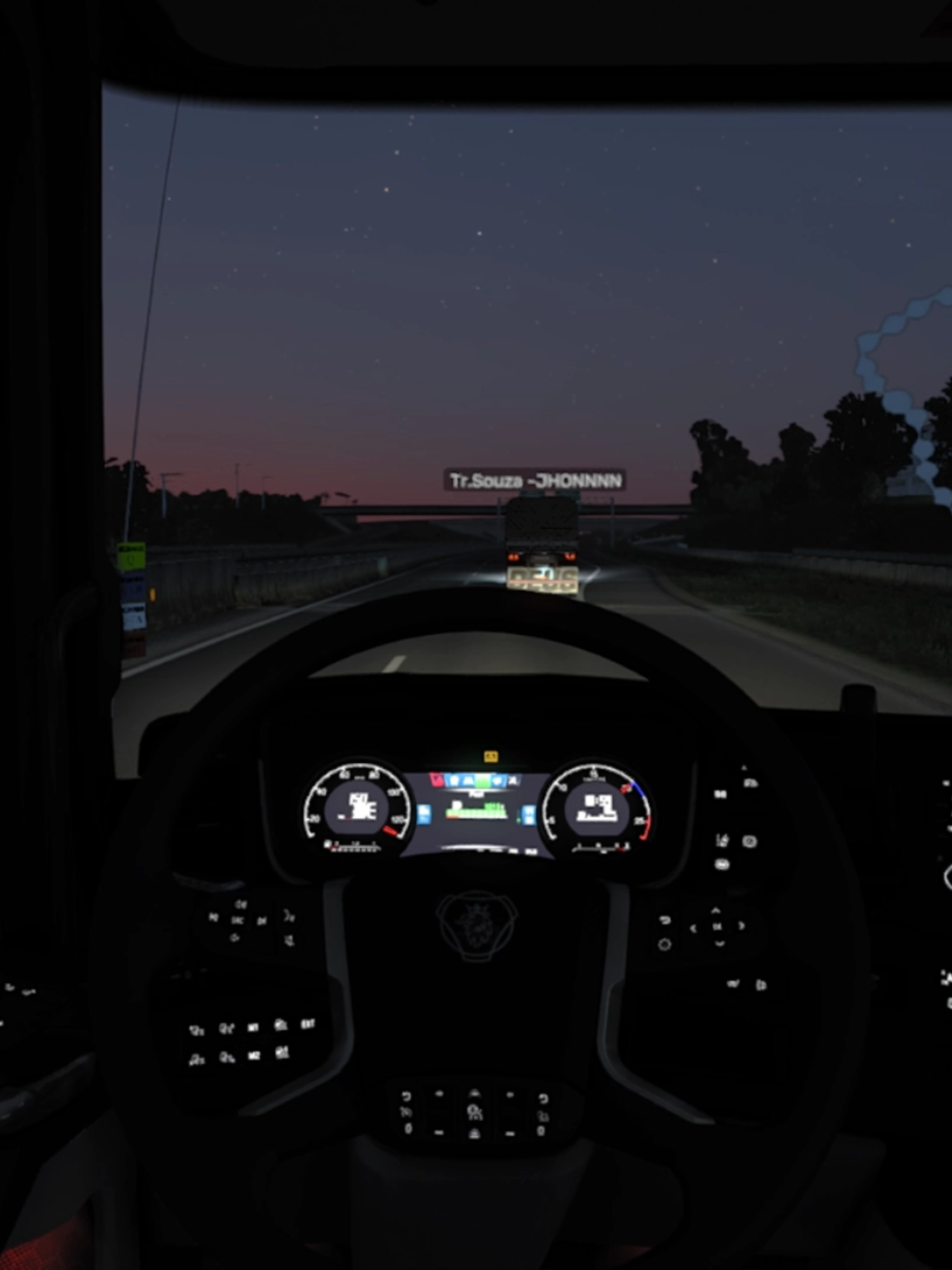 A NOITE CAI E NINGUÉM ENTENDE NADAA👽💊 #eurotrucksimulator2 #caminhaoqualificado #caminhaopaixao