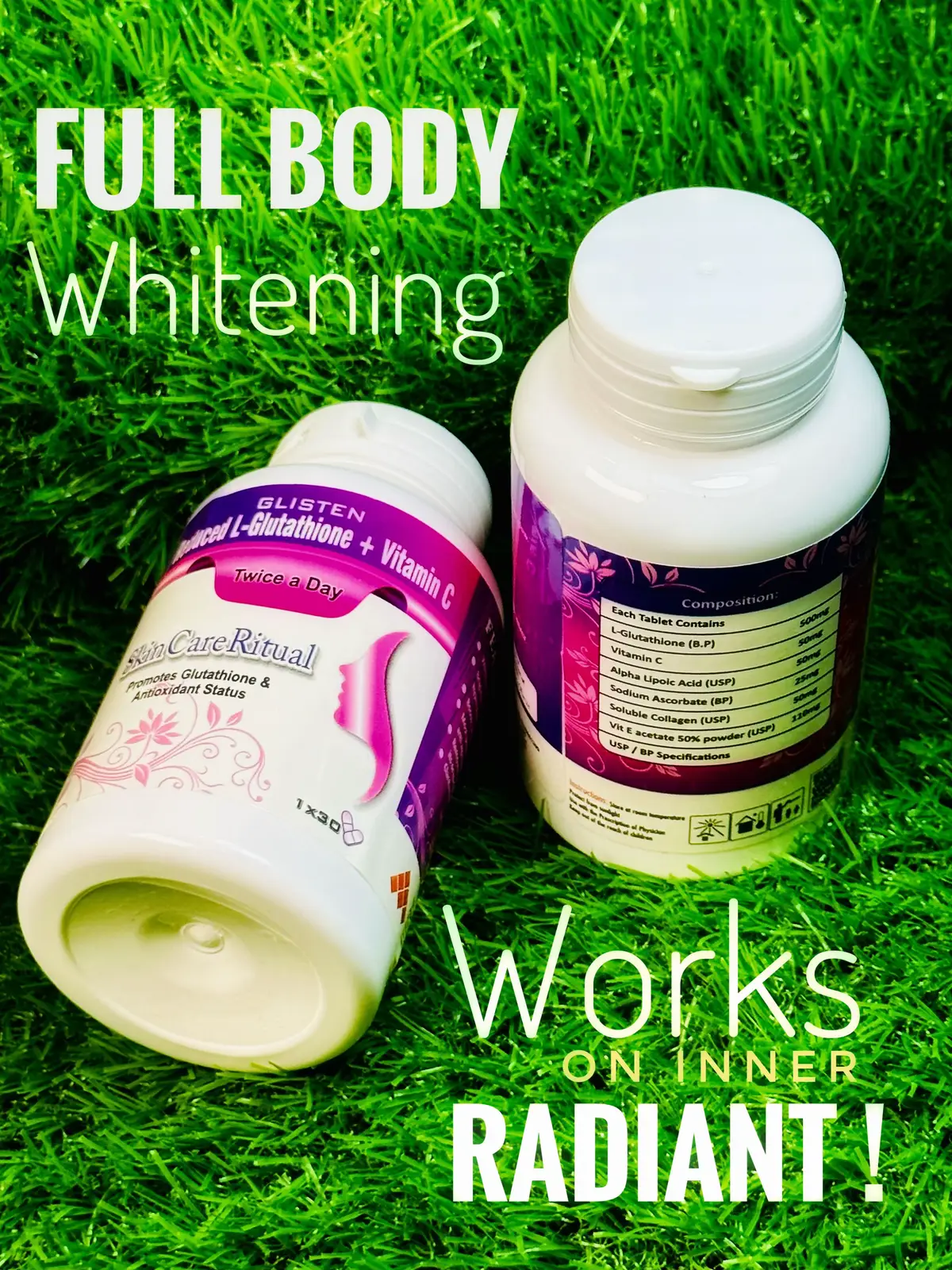 Call or Whatsapp +923704374267 Pakistans Best Glutathione Farmulation Reduced L-Glutathione + Vitamin C and Collagen #whiteningskin #vitaminc #glutathione #whitening #fairskin #facecare #makeup #collagen #fyp #foryou #foryoupage 