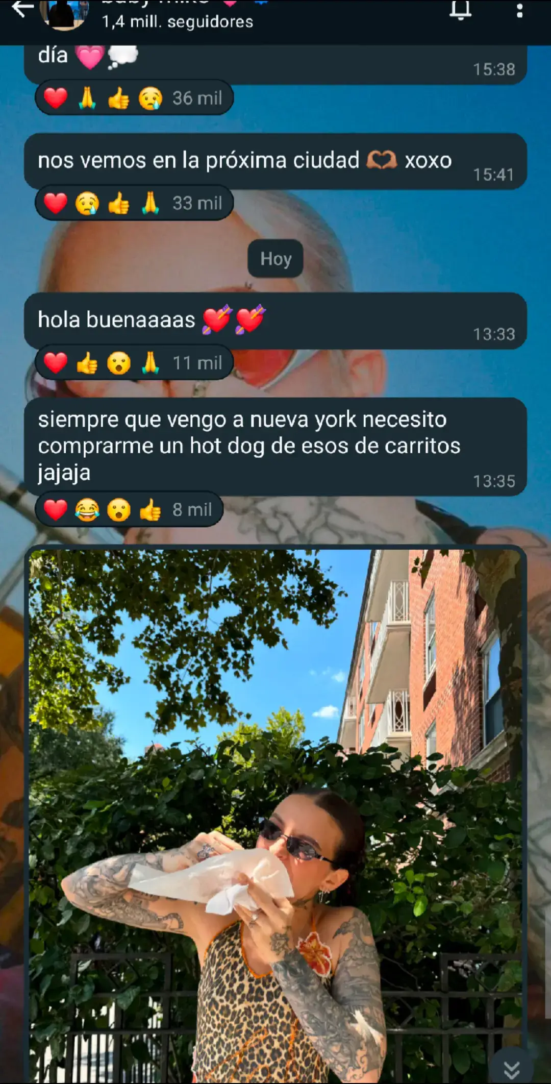 Los mensajes  de la baby siempre me alegran el día 💗 📽️Young Miko vía su canal de WhatsApp  #itsyoungmiko #foryoupage❤️ #fypシ #mikosexuales🌎 #youngmikoxoxotour2024 #mikosexual🏳️‍🌈 #paratiiiiiiiiiiiiiiiiiiiiiiiiiii #paratipage #foryoupage #fyp 