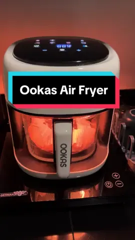 The Ookas Air Fryer offers quick, healthy, and delicious cooking with less oil. Enjoy crispy, golden results on your favorite foods with advanced air circulation technology, multiple cooking presets, and an easy-to-use digital display. Perfect for frying, baking, grilling, and roasting—all in one compact appliance!