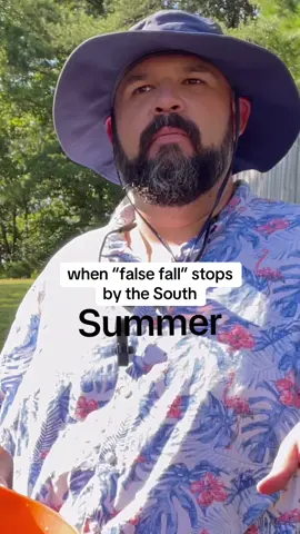 Enjoy that breeze while it lasts y’all. Fall ain’t looking for a long term relationship around here #sketch #comedy #southern #fall #falsefall #thesouth 