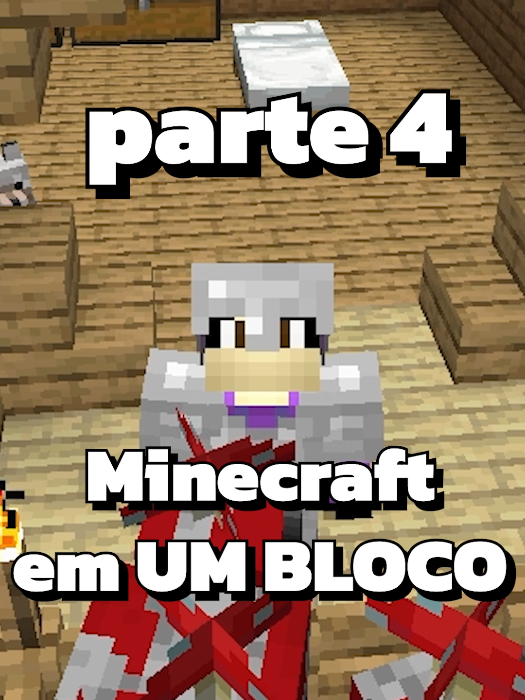 minecraft em SÓ UM BLOCO parte 4 #Minecraft #fyp #foryou #viral