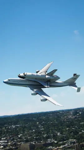 A Boeing 747 SCA (Shuttle Carrier Aircraft) circles over the U.S. Capitol in Washington D.C. today #usa #747 #nasa #spaceshuttle #washingtondc #uscapitol #president #potus #whitehouse #aviation #747sca Created with MSFS2020