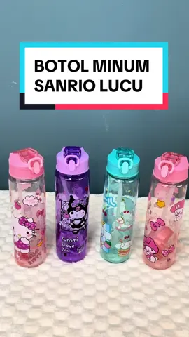 Desain baru botol minum Sanrio sudah hadir. Pilih favoritmu dari 4 varian, hanya di Gila Shopping‼️😍🛍️ #botolminum #botolminumviral #botolsanrio #belanjaditiktok #konten #viralvideo #viraltiktok #tiktokindonesia #tiktokshopindonesia #xyzbca #foryoupage #fyp 