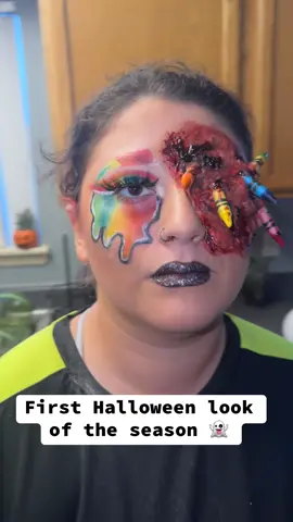First halloween look of the season 👻  #halloween2024#specialeffectsmakeupartists#spookyseason#killeenmua 