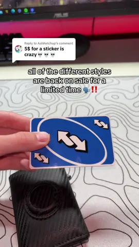 Replying to @AshKetchup use those coupons if you have them 🗣️🗣️ #cardcover #customcard #tiktokshop #cardcovers #fypage #trending #creditcardskin #debitcardstickers #tiktokshopfinds #creditcardsticker 