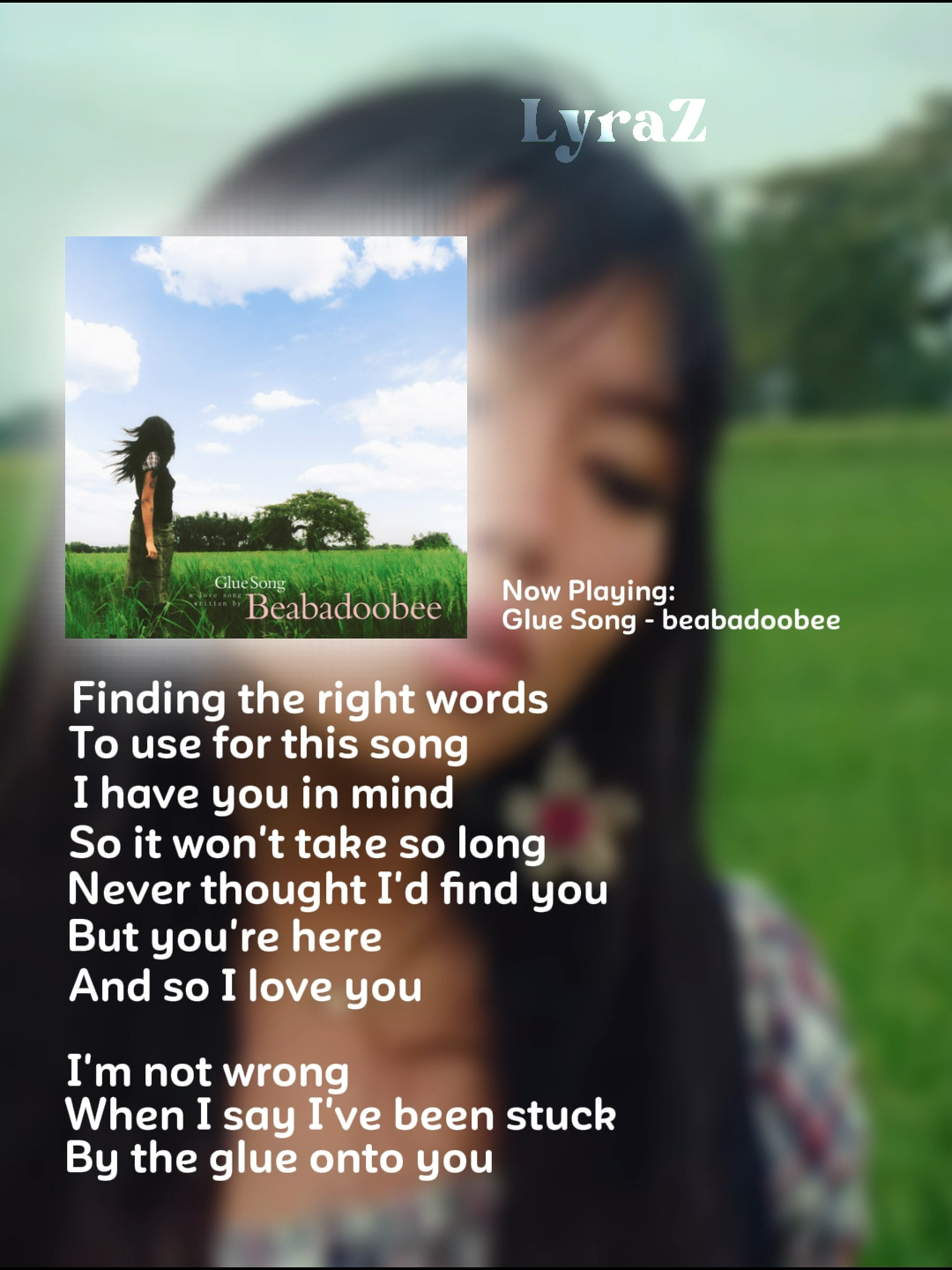 Glue Song - beabadoobee 8D AUDIO Cr: YouTube beabadoobee #gluesong#gluesongbeabadoobee#beabadoobee#lyrics #lyricsvideo #8d #8daudio #music