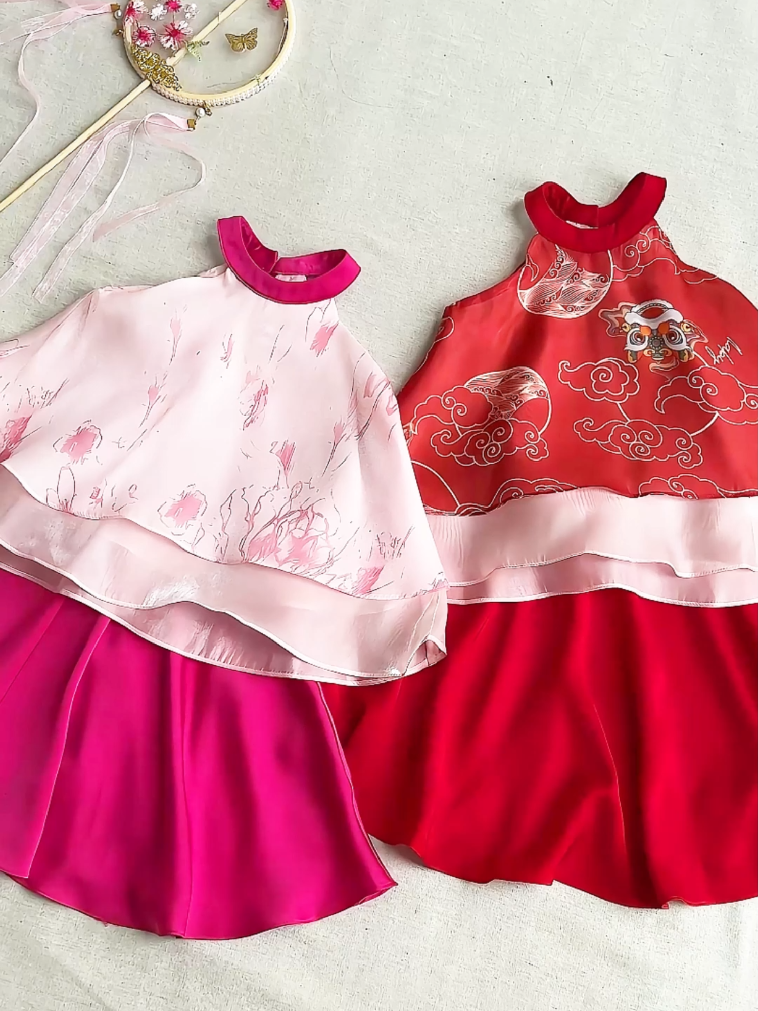 Váy in hình lân, hình vân mây bé yêu diện xinh hết nấc Chỉ còn 15 ngày nữa là tới Trung thu, mua ngay cho kịp ship mẹ ơi 🤗😍 #vaytrungthu #trungthu2024 #xuhuong
