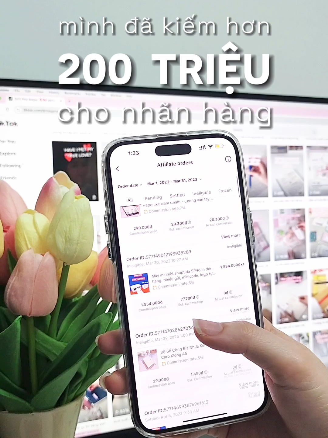 Mình đã kiếm hơn 200tr cho nhãn hàng và 20tr cho bản thân chỉ với việc lướt Tiktok mỗi ngày như thế nào?  #ecomobi #passio #affiliate #affiliatemaketing #learnontiktok #contentcreator