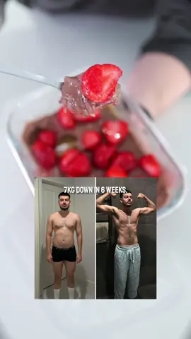 Choc Overnight Goodness! 😋  ✅ 3 Weet-bix  ✅ 100ml Almond Milk  ✅ Dash of sugar free maple syrup   ✅ 170g (or 1 small tub) Wicked sisters choc pudding  ✅ 100g Strawberries   377 Calories * 22g Protein 52g Carb 9g Fat   Enjoy! 🥳