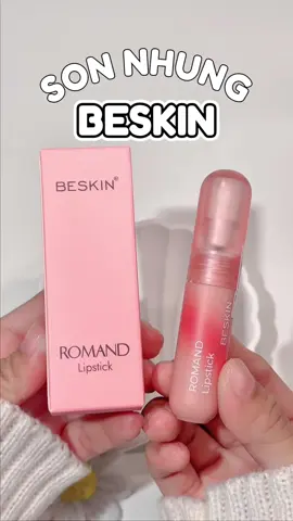 Son nhung beskin, chất son mịn mướt dưỡng ẩm môi mềm mịn #sonnhungbeskin #beskin #son #sonmoi 