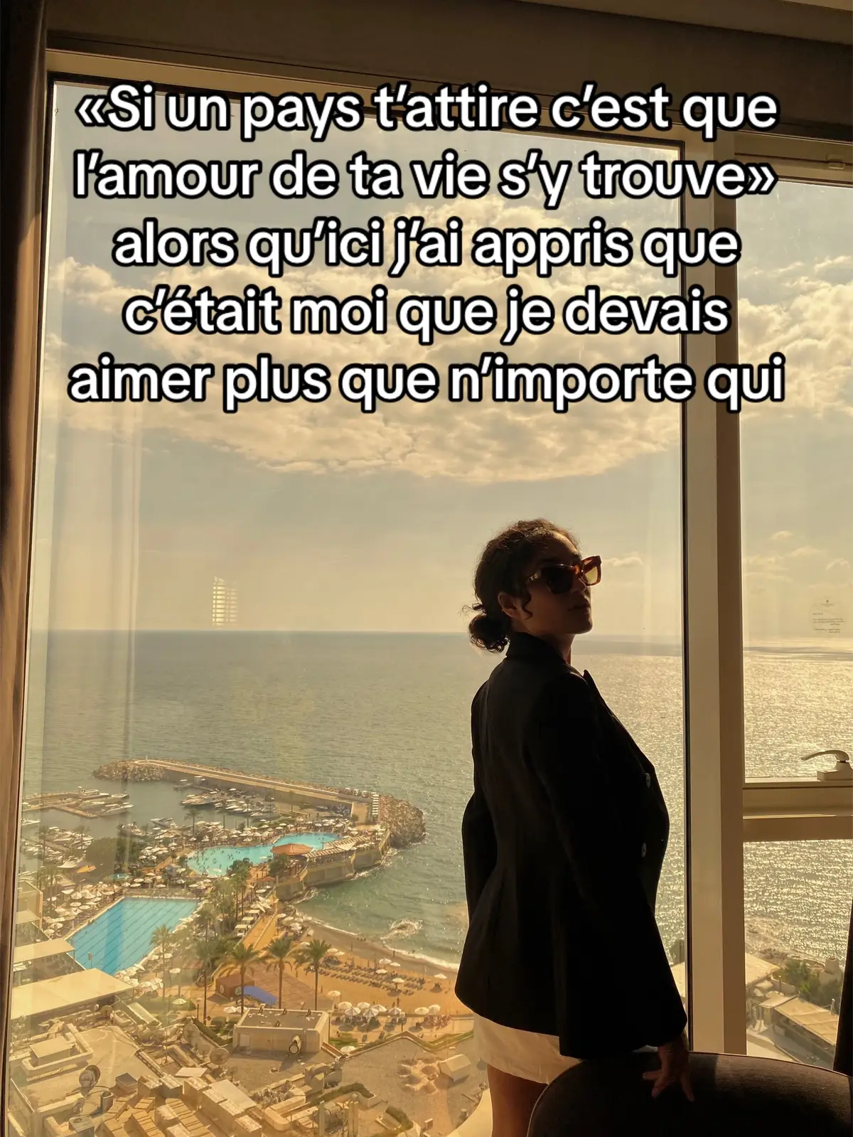 Je suis venue chercher ce qui m’attirait, c’est moi l’amour de ma vie. Le Liban m’a enseigné l’amour de soi et à développer ma féminité. J’ai augmenté mes critères au sein de mes relations, j’ai appris à me respecter dans cette société parfois trop injuste. J’accepte aujourd’hui mon entière personnalité en plus de mon physique. #liban