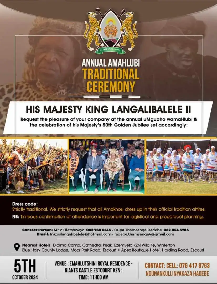 Umgubho wamaHlubi 2024 #amahlubi #amangelengele #hlubination #hlubikingdom  #kinglangalibalele 