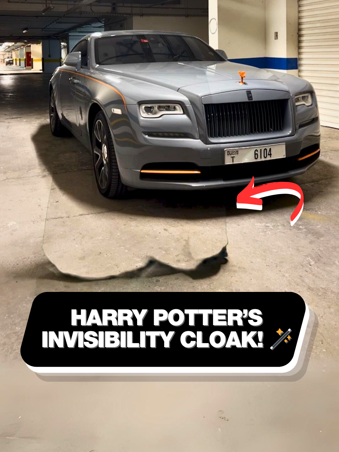 Perfect for sneaking around Hogwarts Castle...😆 #harrypotter #cars #invisible