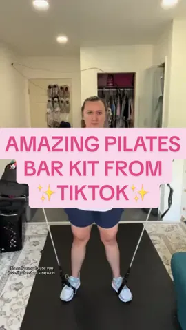 This has hands-down been the BEST addition to my tiny home gym!!! 🏋🏼‍♀️🎉  . . . #foryou #homeworkout #tiktokshop #workout #exercise #momlife #CapCut 