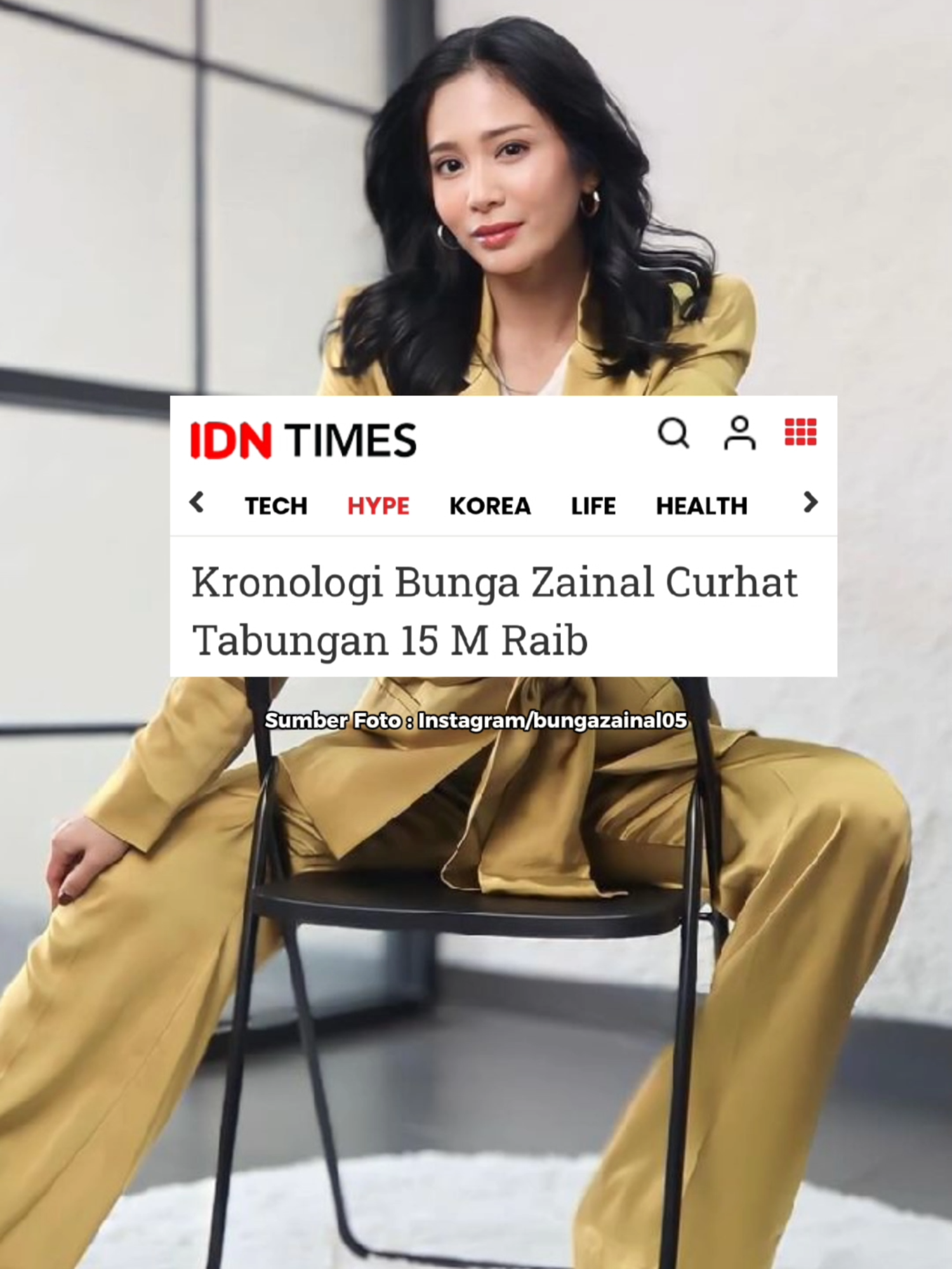 Kabar kurang menyenangkan datang dari Bunga Zainal. Aktris kelahiran 1987 ini bercerita melalui Instagram Stories @bungazainal05 pada Selasa (27/8/2024). Tabungan Bunga Zainal sebesar Rp15 miliar hilang hingga dirinya dituduh sebagai penipu. Istri Sukhdev Singh ini sudah melaporkan terduga pelaku ke pihak berwajib, sambil mengumpulkan bukti-bukti. #idntimes #idntimeshype #BungaZainal #tiktoktainment #idntaiment