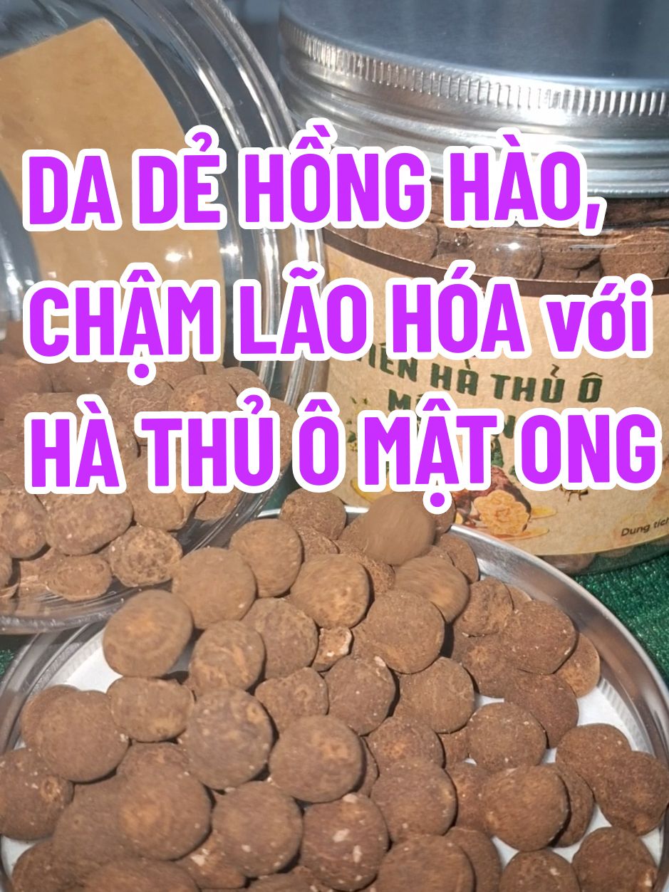 Viên Hà Thủ Ô mật ong ĐEN TÓC DA MƯỢT HỒNG HÀO #vienhao #thuanthienshop #viral #xuhuong #thinhhanh #thuanthienshop #foodtiktok 