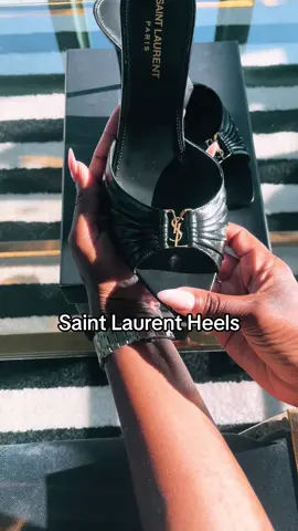 Unboxing my new saint laurent heels  🤩 & I WILL be wearing my shark boots! I have 4 brand new pairs 💅🏽 #unboxing #ysl #saintlaurent #designerheels #fashion #blackgirlluxury 