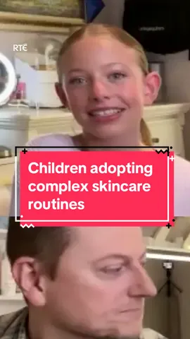 Tonight, Prime Time investigates an online trend which sees children as young as seven adopt complex skincare routines - including anti-aging products. Tune in from 9.35pm on RTÉ One and RTÉ Player 📺  #RTEPT