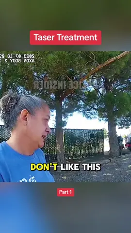 Taser Treatment #cops #police #viral #crimestories #crime 