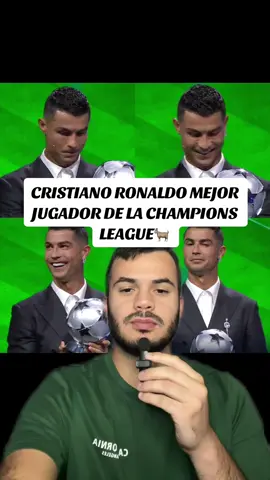 Cristiano Ronaldo mejor jugador de la Champions League🐐🔥 #cristianoronaldo #championsleague #bestplayer #cr7cristianoronaldo #cr7goat #greenscreen 