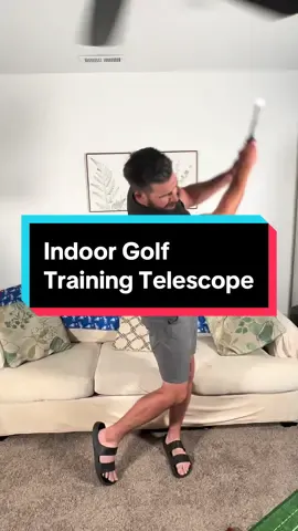 Retractable golf club training telescope #tiktokshopfinds #freesample #golf #golfingforbeginners #beginnergolfer 