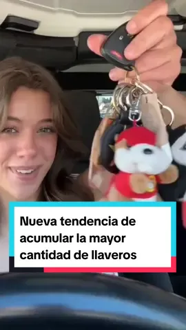 Nueva tendencia de acumular la mayor cantidad de llaveros 🤔🔑 #tendenciasdeldia #llavero #acumular #comsumismo #nuevamoda  #energiapersonal #SabiasQue #datoscuriosos #curiosidades #noticiastiktok