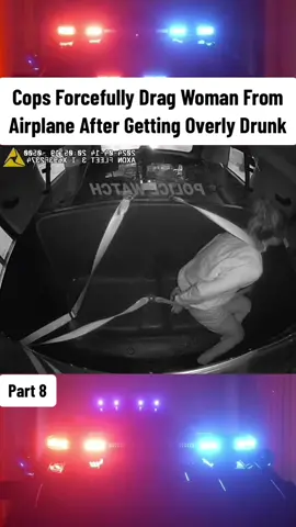 Cops Forcefully Drag Woman From Airplane After Getting Overly Drunk #cops #police #copsusa🚔🇺🇸 #policeofficer #foryou 