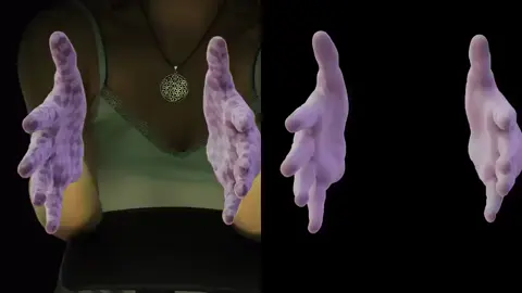 Hand tracking will be a game changer for future AR/VR experiences. This is the first-ever algorithm capable of tracking high-fidelity hand deformations through self-contacting and self-occluding hand gestures. ↓ Follow us for more informative videos. #ai #Technology #aiar #AR #VR #information #fyp #visualart #visual #graphicdesign 