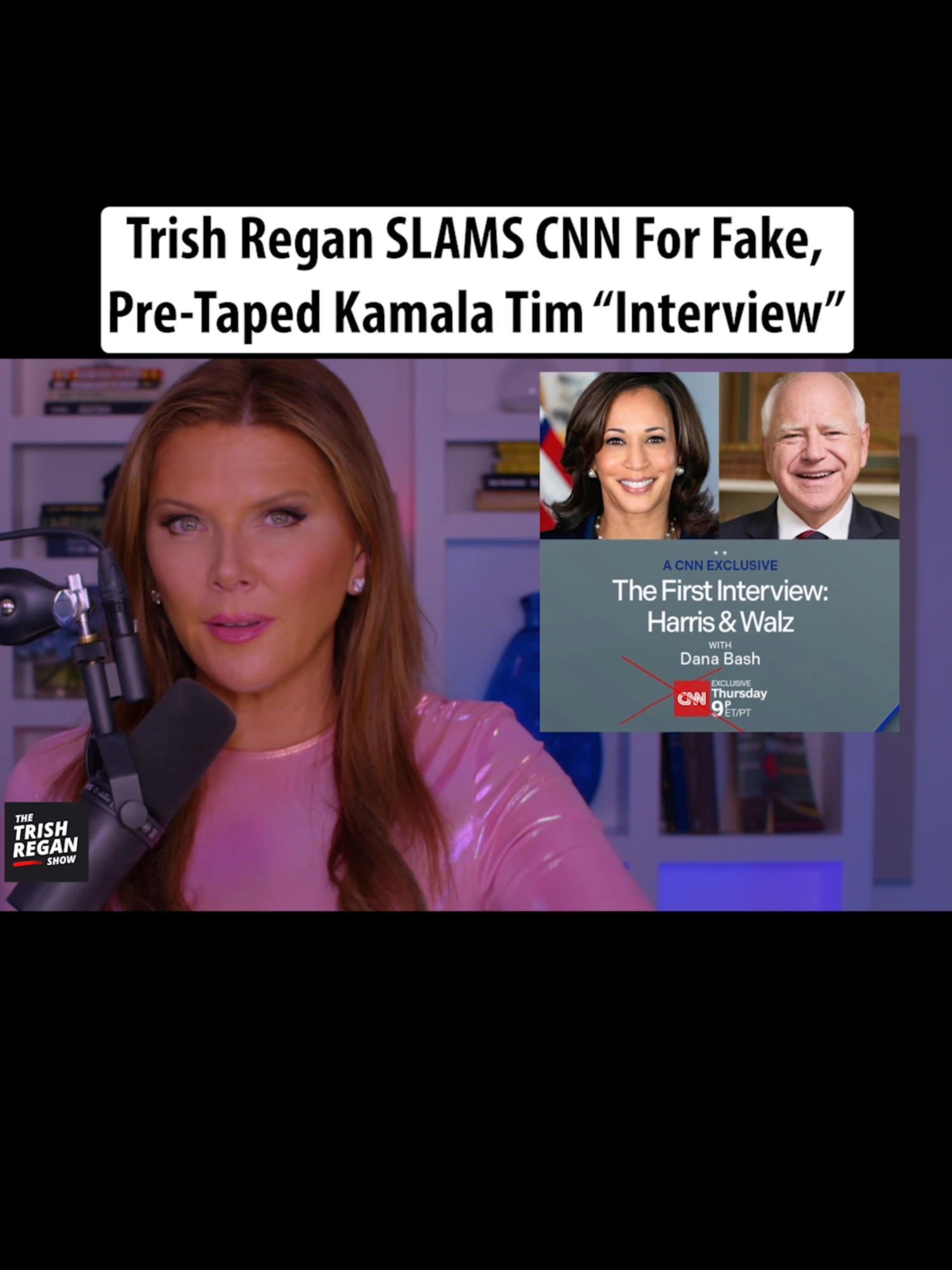 Trish Regan addresses significant concerns about the legitimacy of CNN’s interview with Kamala Harris and Tim Walz. Subscribe and watch the FULL show at YouTube.com/@TrishReganChannel #trishregan #trishreganshow #joebiden #donaldtrump #election2024