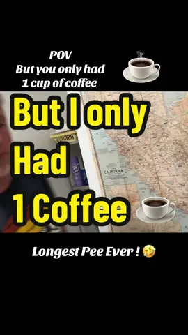 #creatorsearchinsights when you’re on a road trip and you’ve been holding it in for so long but you only had one coffee and you pee for 30 seconds lol #roadtrip #peebreak #california #coffee  #dadsoftiktok  
