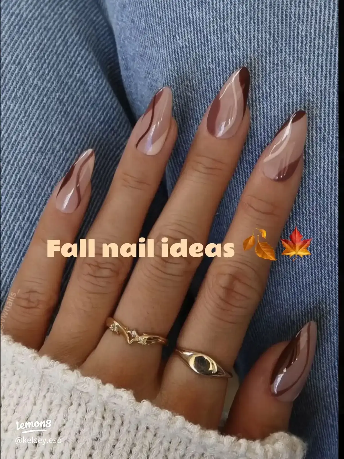 Fall nail ideas 🍂🍁 #fallnailideas #naildesignideas #nailsinspo2023 #fallvibes #hellolemon8 #fall2023trends #fallnails #nailinspiration #nail2023 #nailtrend 