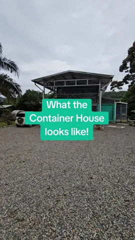 Outside view of the container house built by @CONTAINER HOUSES CR 🇨🇷 #costarica #foryoupage #fyp #containerhouse #puravida 