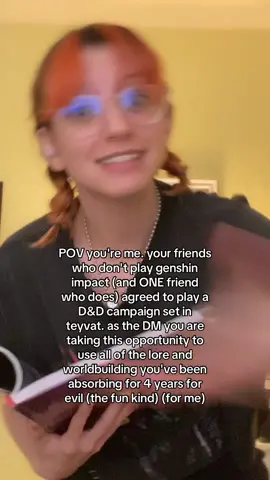 also taking this opportunity to make up my own lore i'm having an incredible time #GenshinImpact #dnd 