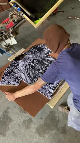 GARGOYLE aop - original artwork by Raven Greenlees of Silet #silkscreen #serigraphy #wearableart