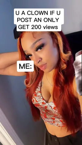 Less than 200 views 😭😭😭😂😂😂😂😂😂 follow me ill follow back ❤️😘.                                           #Meme #Detroit #chicago #atlanta #relationships #cheating #prettygirls #colorhair 