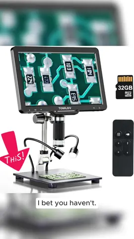 The Tomlov DM501 Digital microscope is what you want?#Tomlov #MICROSCOPE #fypage #coin 