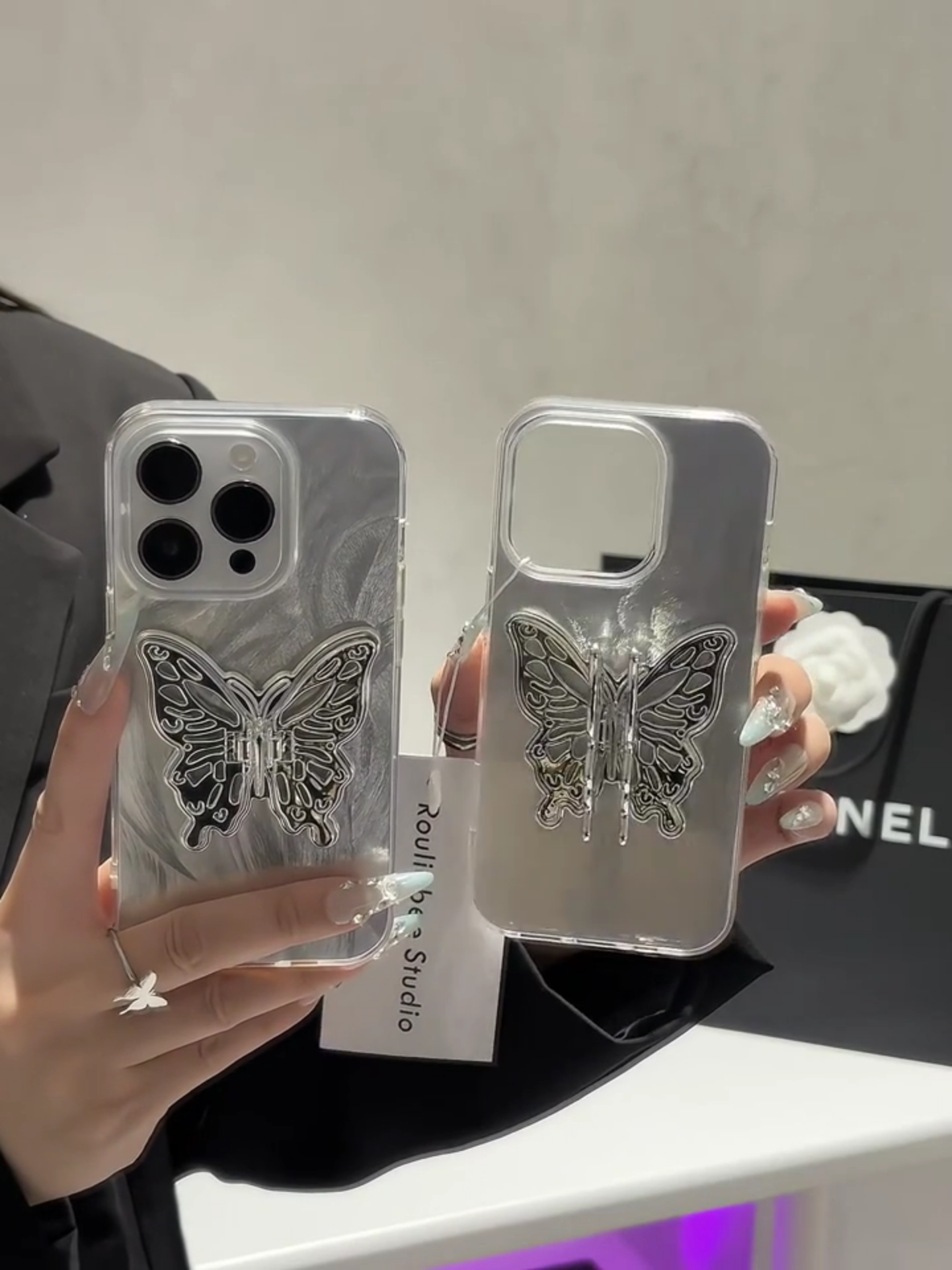 Buy it !all model,iphone,oppo,vivo,Samsung,realme,redmi,infinix,itel,Huawei Honor ,Butterfly Bracket phone case，welcome to buy!# #shockproof #cellphonecase #phonecase #casing